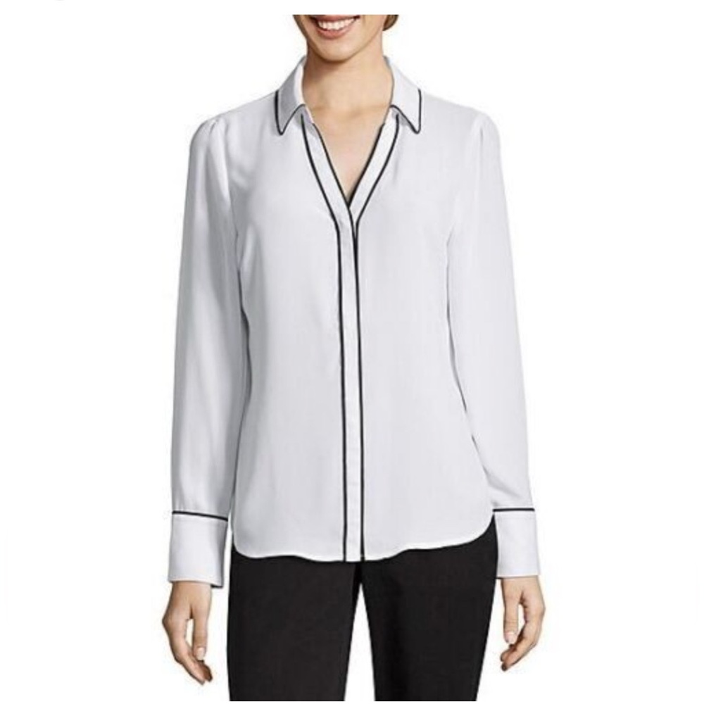 Worthington Button Down Blouse
